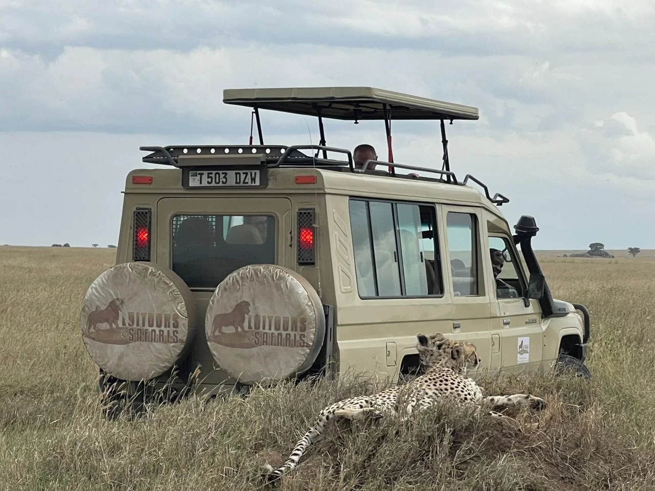 Bild der Reiseroute des Serengeti-Nationalparks