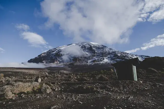 Trekkinglandschaft auf dem Kilimandscharo