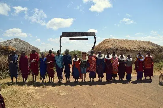 Wildlife and highland scenery in Ngorongoro Crater