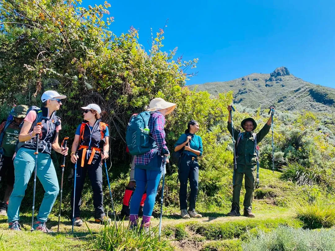 Mountain acclimatization hike